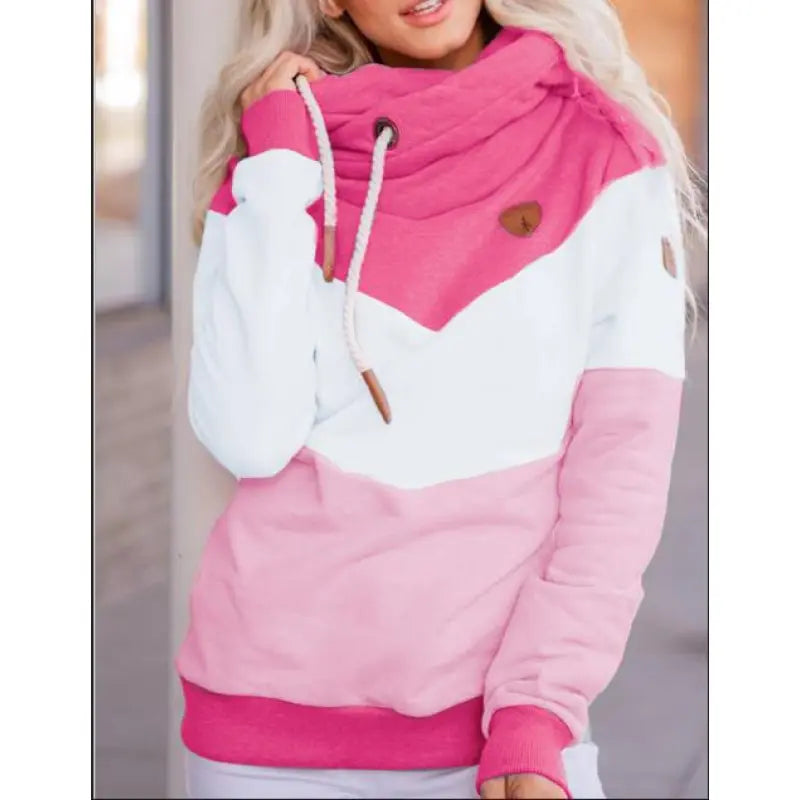 Comfortabele hoodie met capuchon en lange mouwen