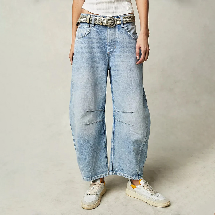 Comfortabele jeans met uitlopende snit