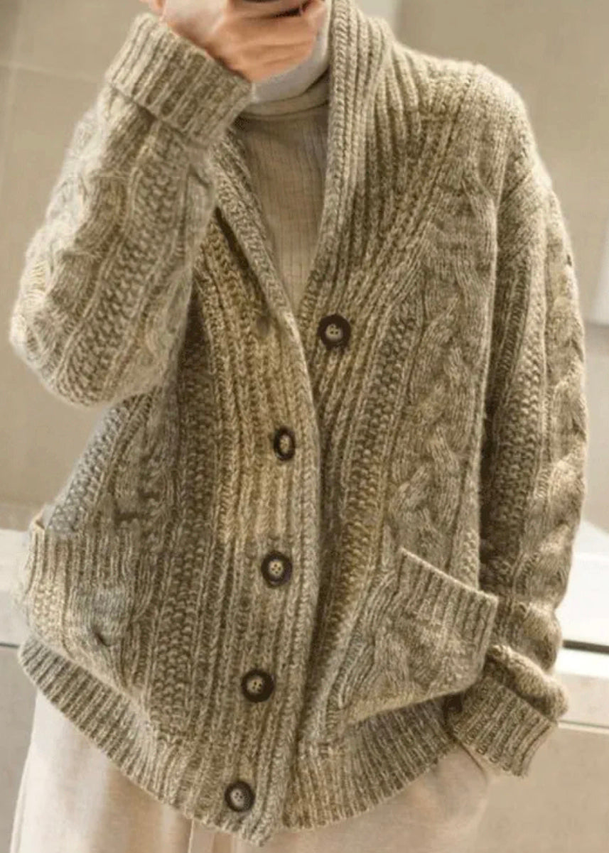 Stijlvolle Camel Kleur Knop-Up Zakjas