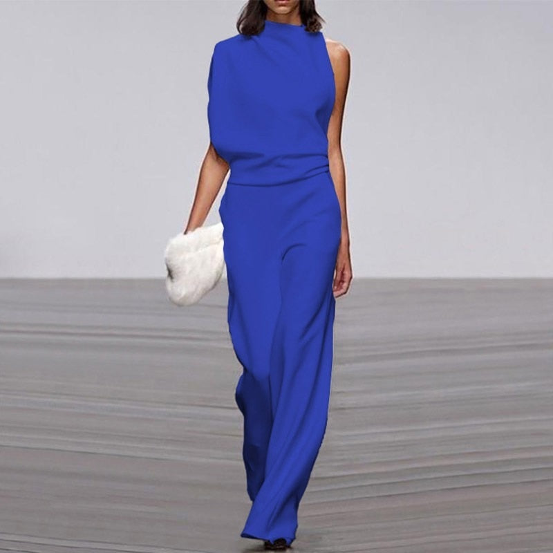 Adriana - Trendsettende Abstracte Print Jumpsuit