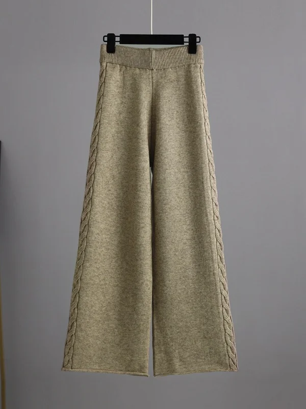 Elegante tweedelige set met diepe V-hals