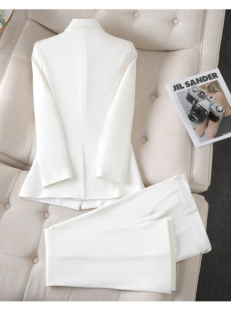Trendy broek en blazer set voor dames