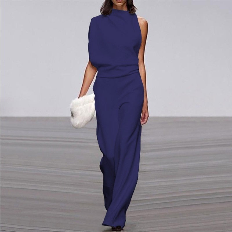 Adriana - Trendsettende Abstracte Print Jumpsuit