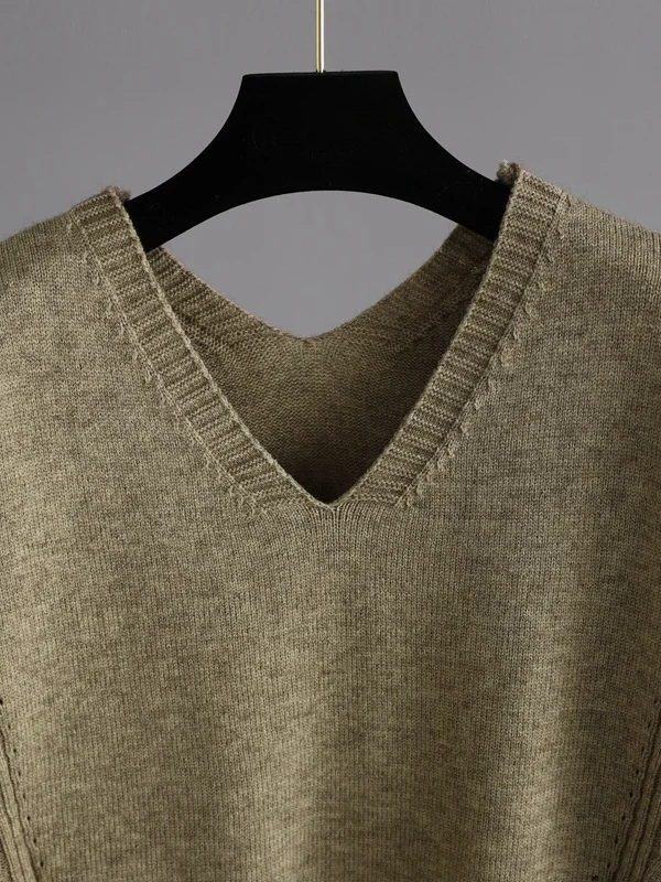 Elegante tweedelige set met diepe V-hals