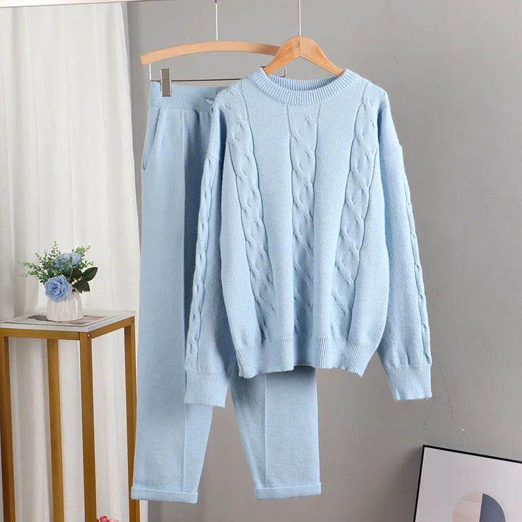Emma's Modieuze Sweater en Broek Set - Perfect voor Elke Gelegenheid
