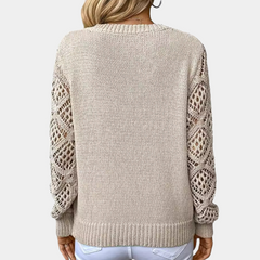 Trendy en comfortabele damestrui met V-hals