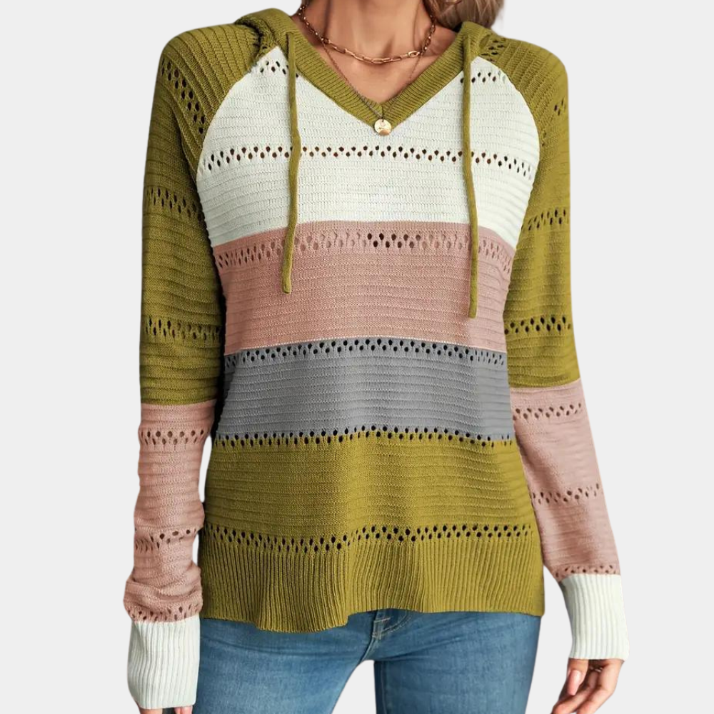 Levendige hoodie trui voor een vrolijke sfeer