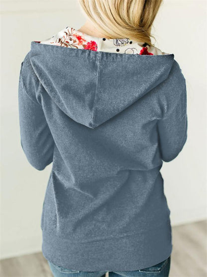 Comfortabele Zip-Up Hoodie voor actieve vrije tijd