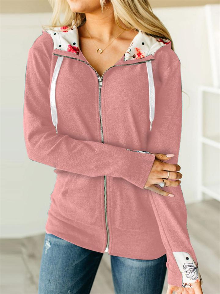 Comfortabele Zip-Up Hoodie voor actieve vrije tijd