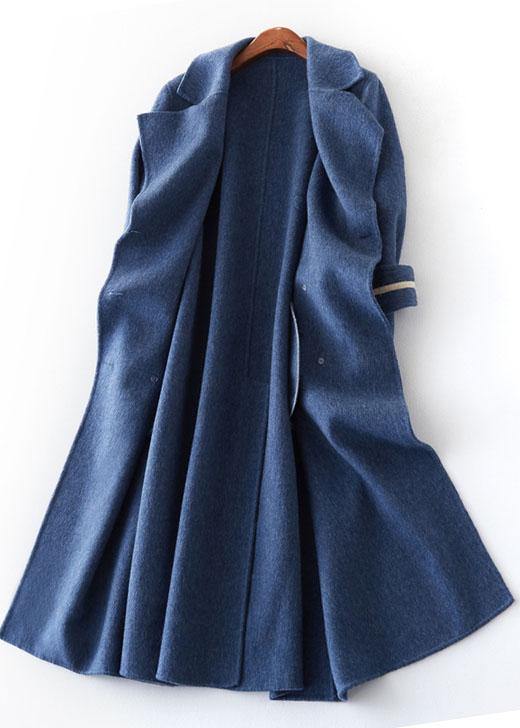 Modieuze Oversized Lange Winterjas met Dubbele Knopen