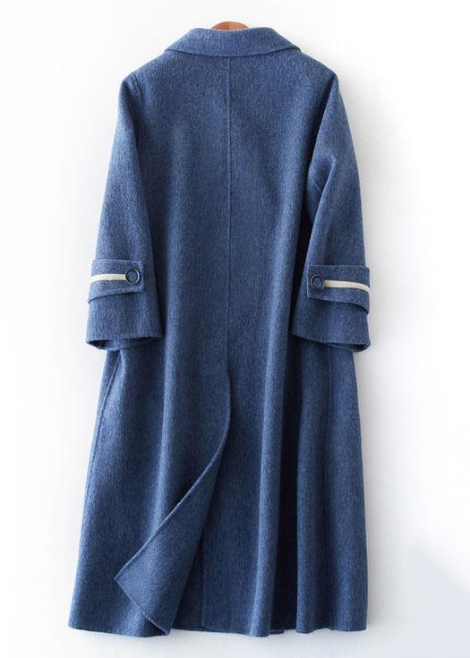 Modieuze Oversized Lange Winterjas met Dubbele Knopen