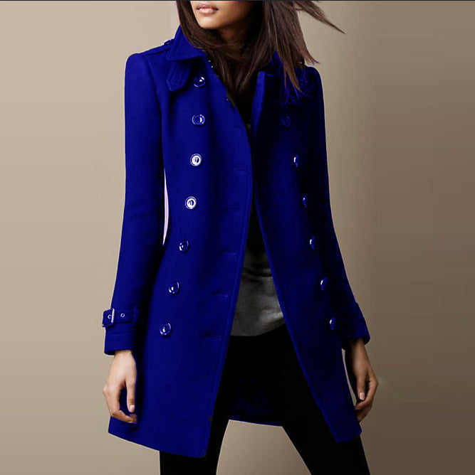 Elegante blazer met asymmetrische snit en riem