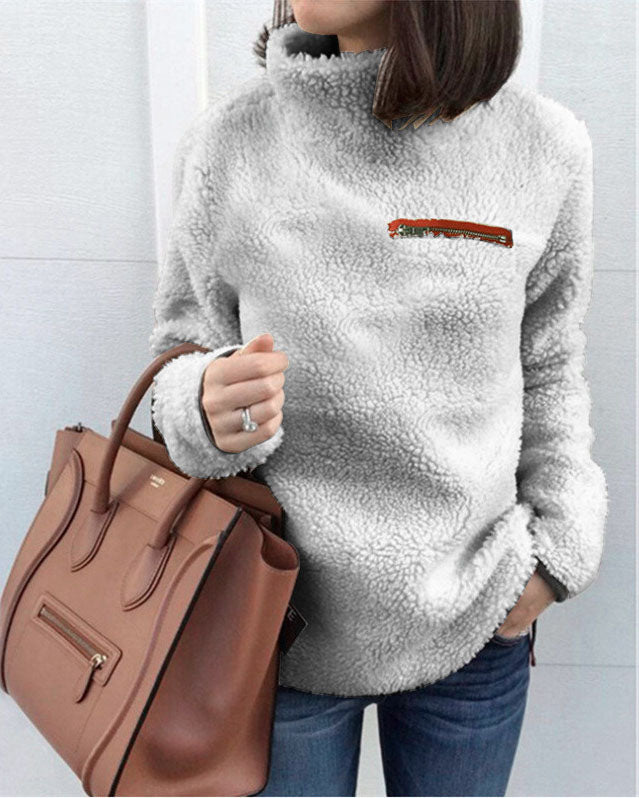 Gezellige Teddy Pullover voor Comfortabele Dagen