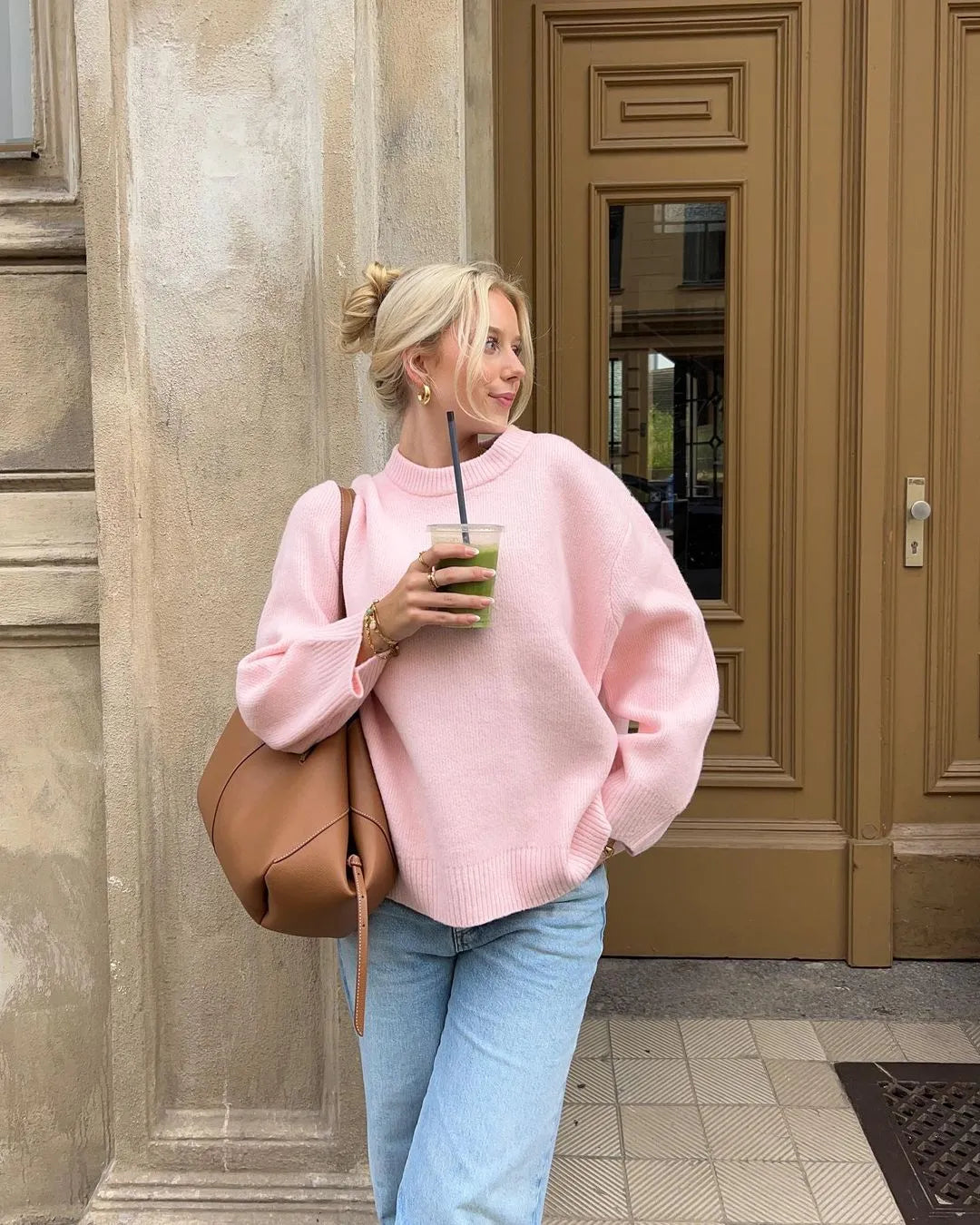 vrijetijds O-hals Elegante Losse Trui - Comfortabel en Stijlvol