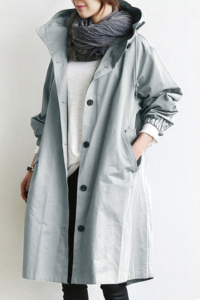Noa - Waterdichte Oversized Hoody Windbreaker Regenjas