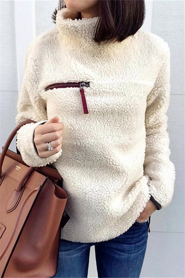 Gezellige Teddy Pullover voor Comfortabele Dagen