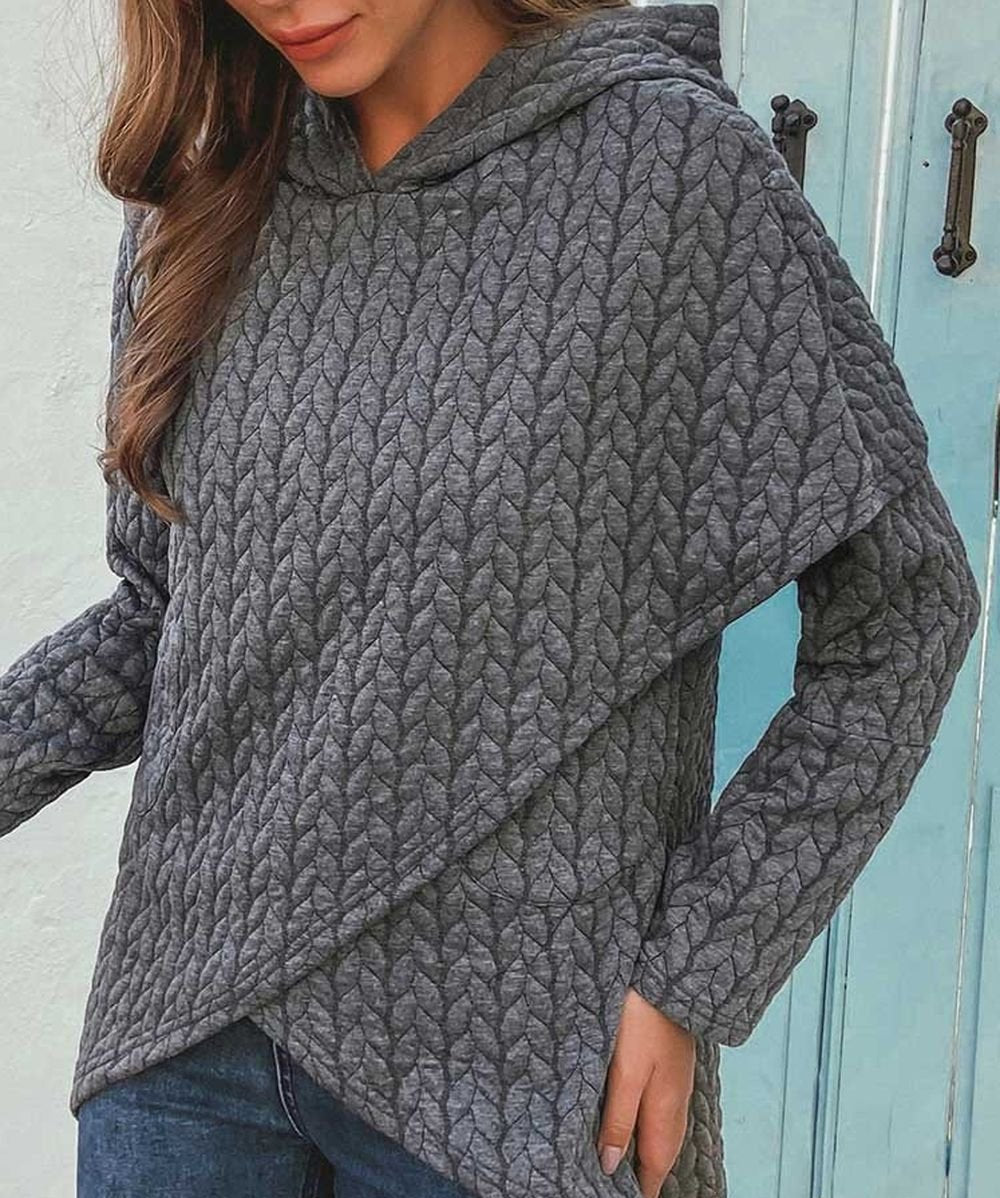 Comfortabele hoodie met capuchon en onconventionele zoom voor actieve dagen