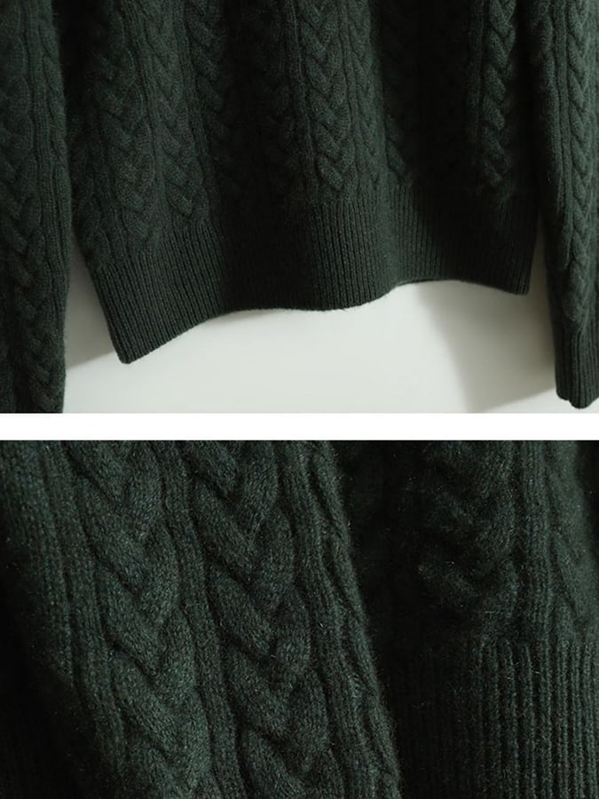 Modieuze pullover met gebreid ontwerp