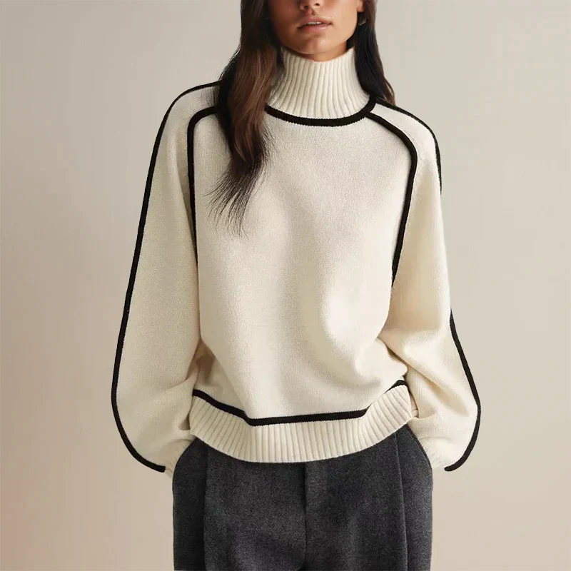 Arianna - Een chique trui met golfkraag voor stijlvolle winter kledings