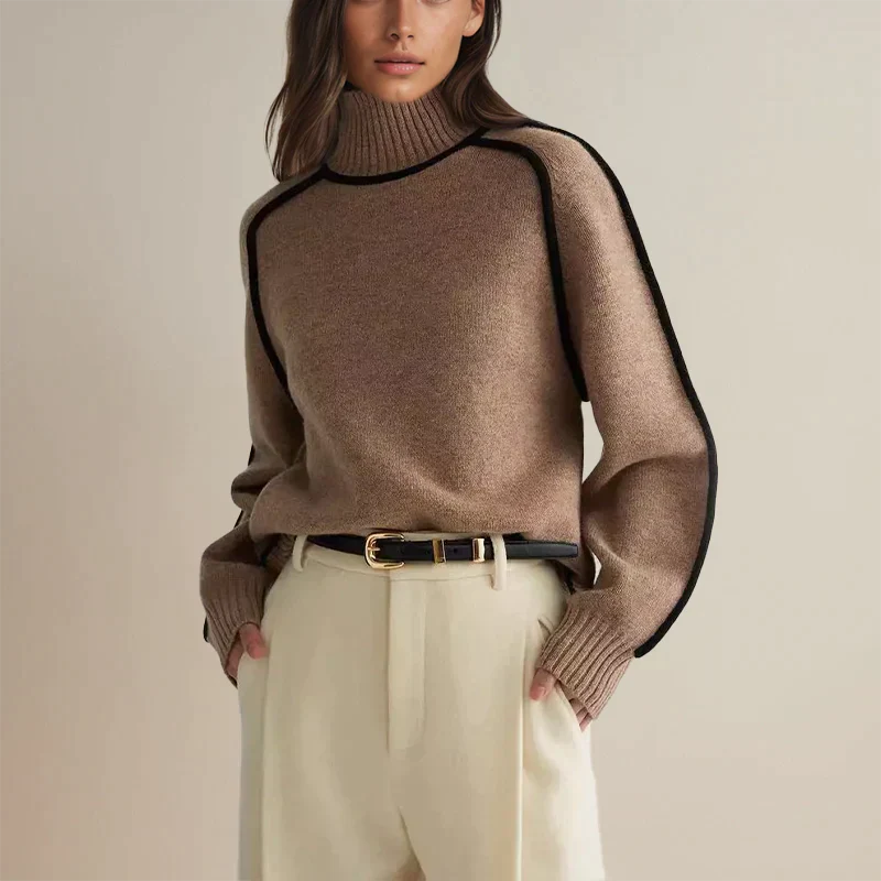 Arianna - Een chique trui met golfkraag voor stijlvolle winter kledings