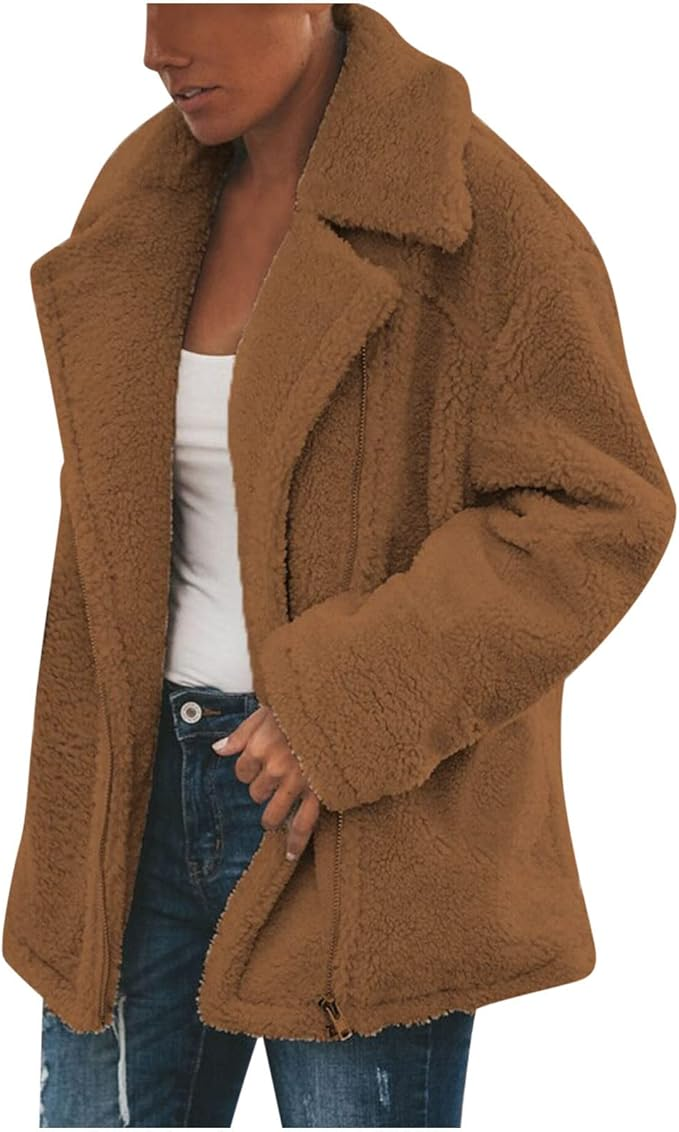 Casual en Lichte Winterjas in Zachte Stijl voor Trendy Vrouwen