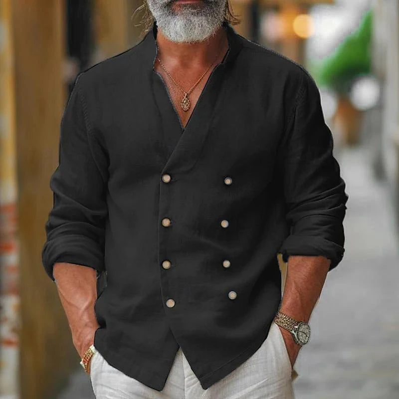 Shirt met lange mouwen en stijlvolle accenten