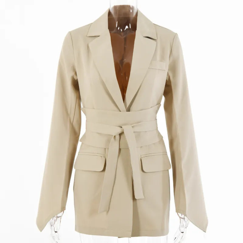 Elegante blazer met sierknopen