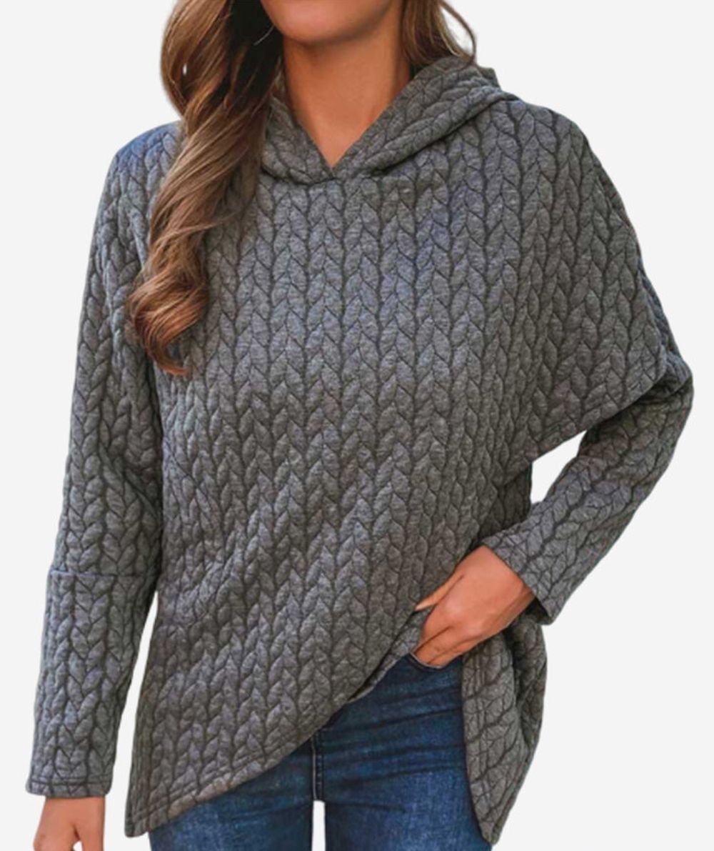 Comfortabele hoodie met capuchon en onconventionele zoom voor actieve dagen