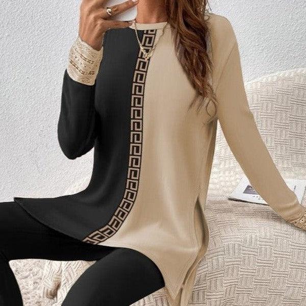 Analia - Elegante tweedelige set met lange mouwen
