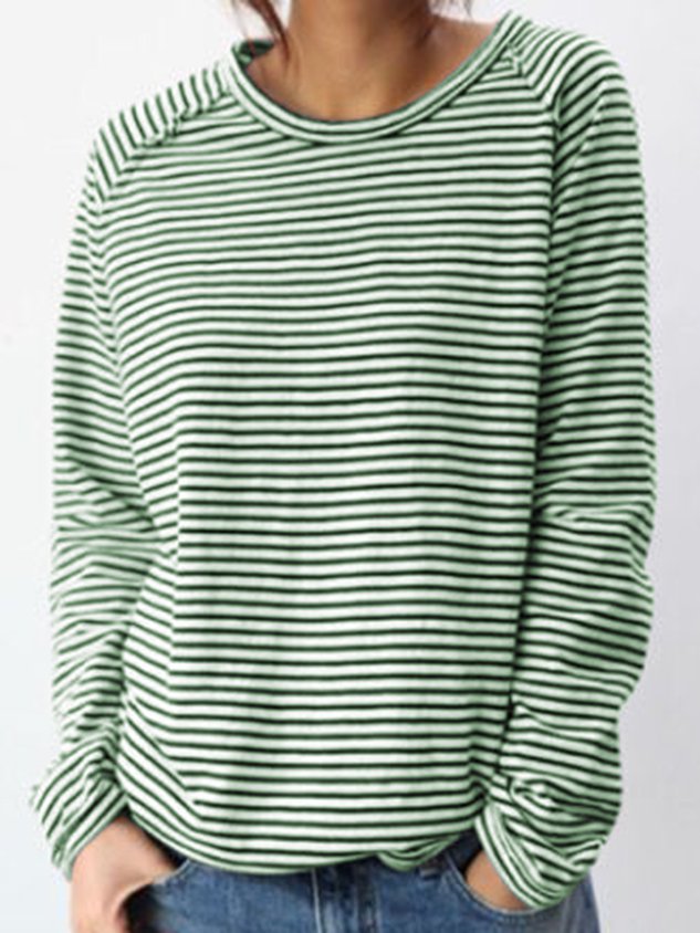 Rosenda - Zwart-wit shirt met lange mouwen