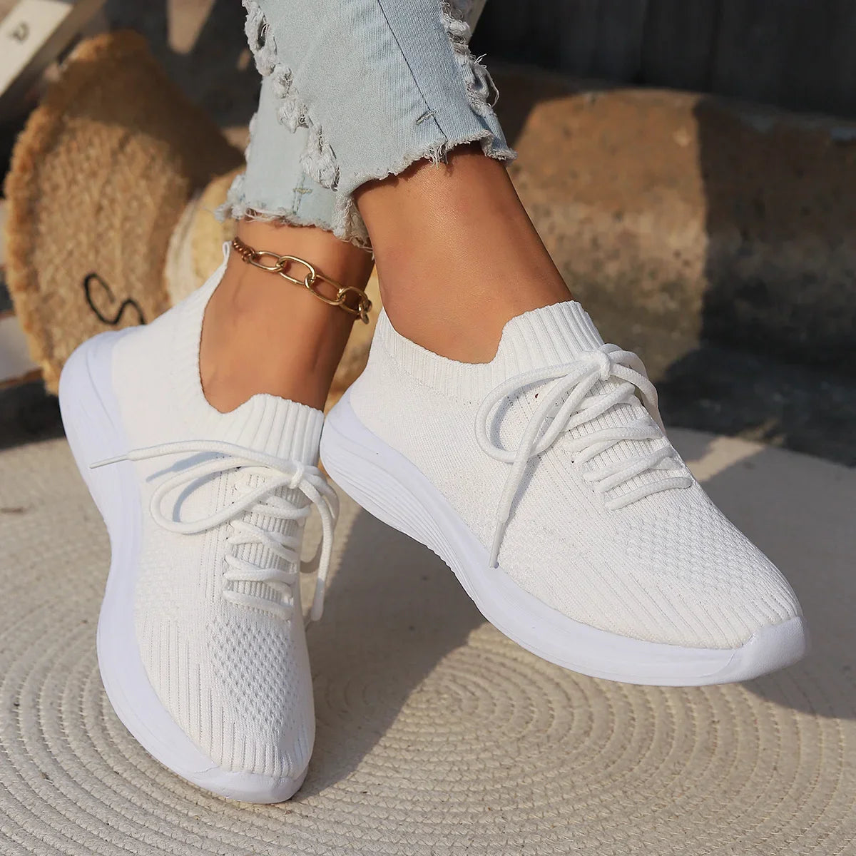 Lichtgewicht sneakers voor actieve dagen