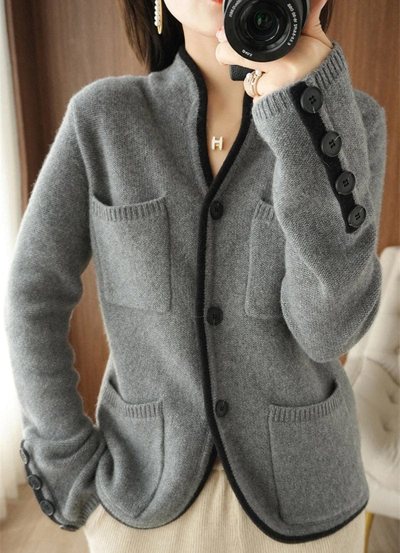 Comfortabele klassieke ontwerp pullover