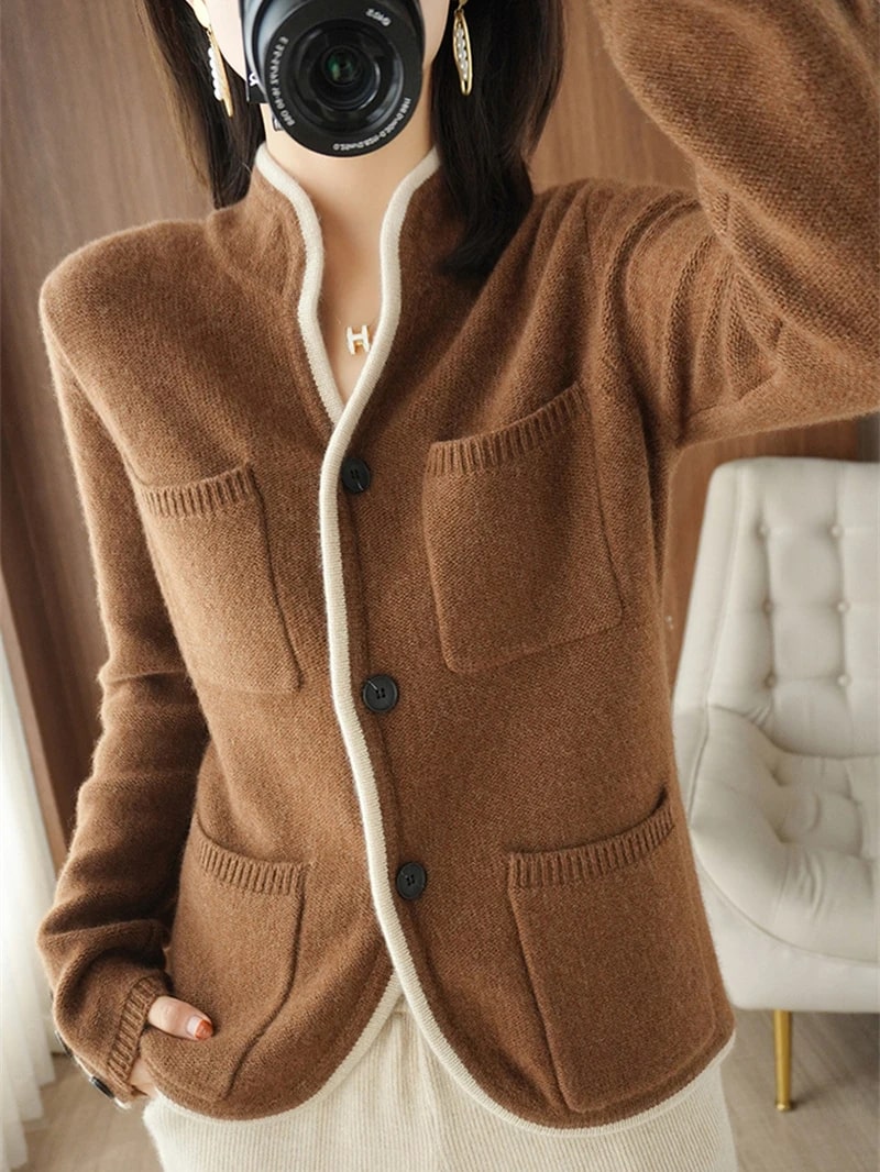 Comfortabele klassieke ontwerp pullover