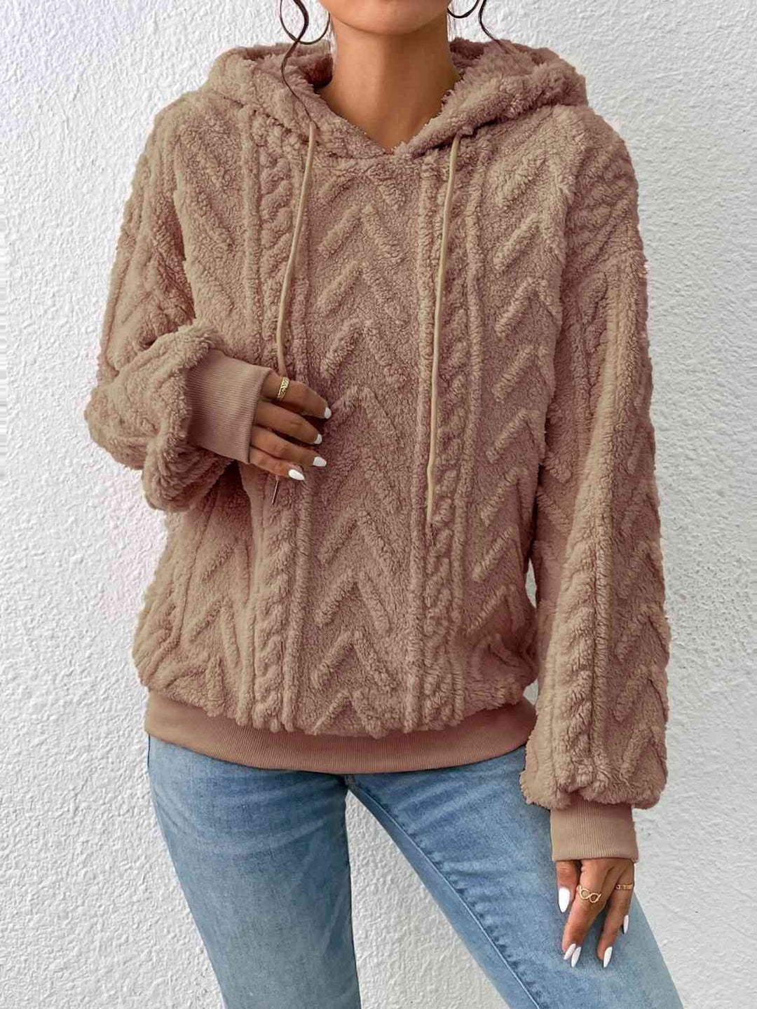 Dames Hoodie Met Kordel en Lange Mouwen – Perfect voor Casual Stijl