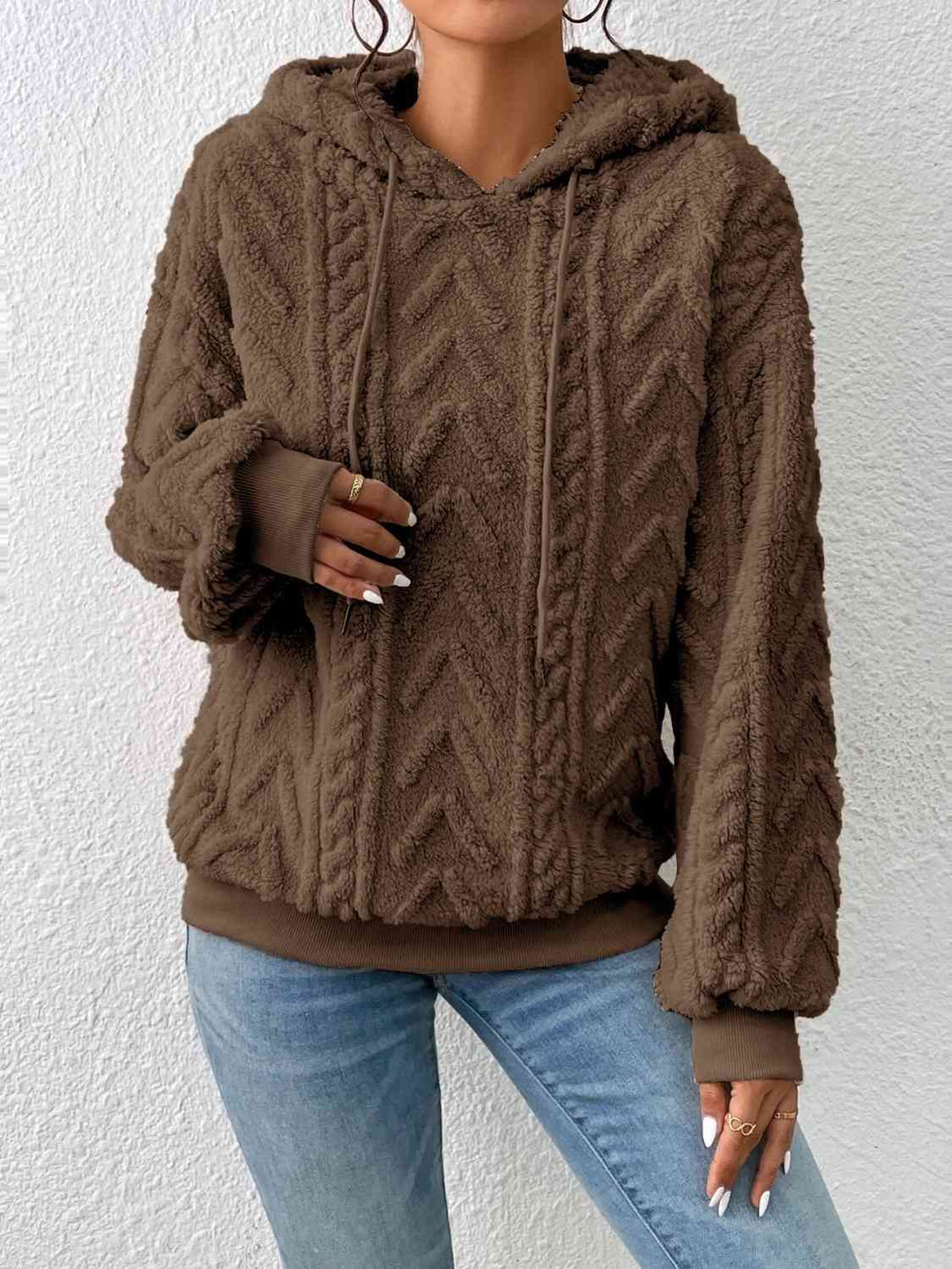 Dames Hoodie Met Kordel en Lange Mouwen – Perfect voor Casual Stijl